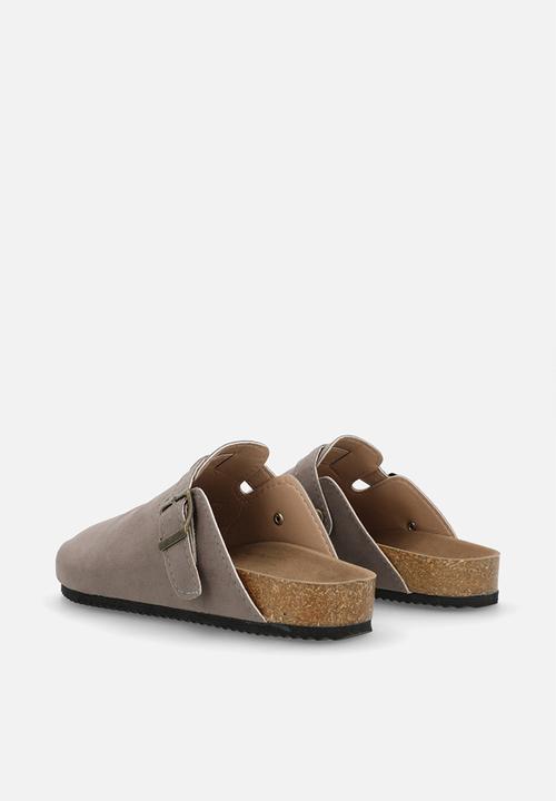 Pop Candy - Mules with buckle - taupe