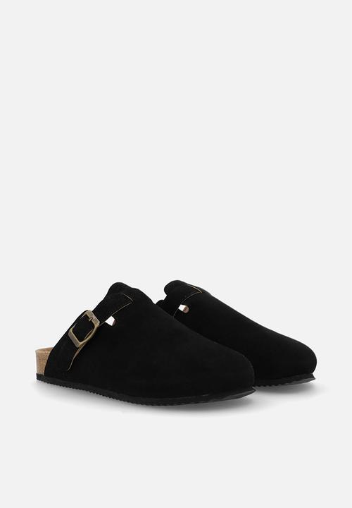 Pop Candy - Mules with buckle - black