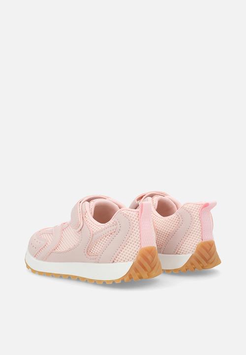 Pop Candy - Lace-up sneakers with strap - light pink