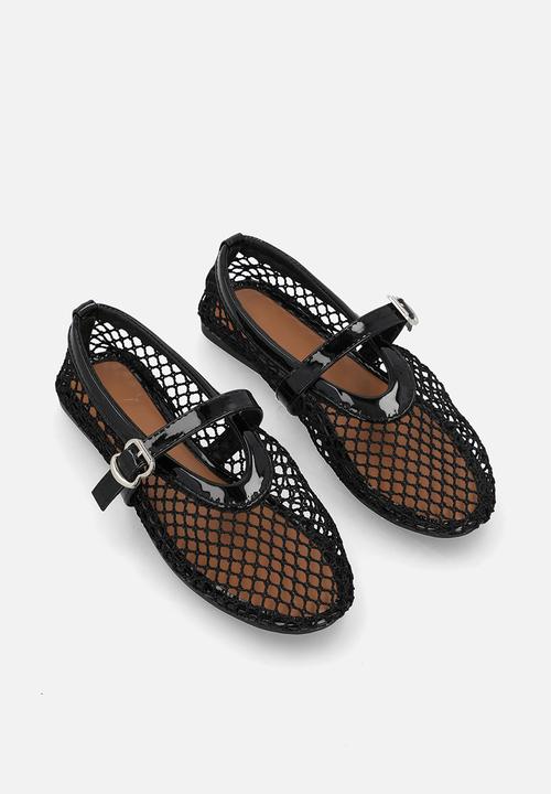 Pop Candy - Fishnet ballets - black