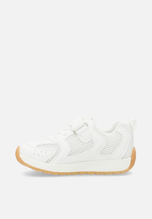 Pop Candy - Lace-up sneakers with strap - white