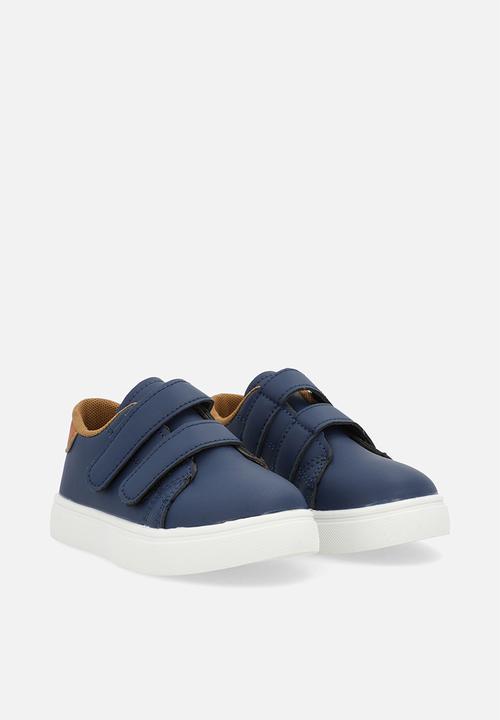 Pop Candy - Double strap sneakers - light navy/tan