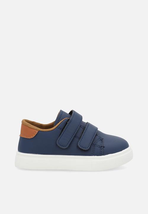 Pop Candy - Double strap sneakers - light navy/tan