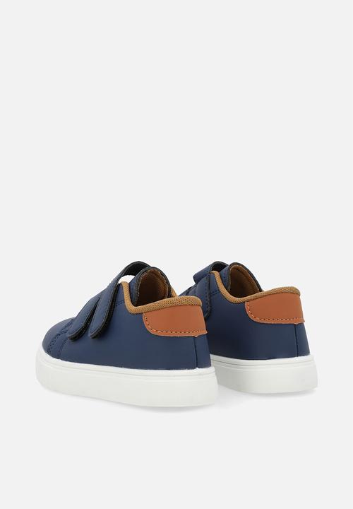Pop Candy - Double strap sneakers - light navy/tan