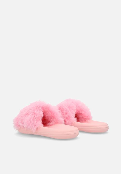 Pop Candy - Fluffy slides - pink