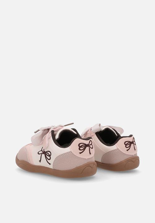 Pop Candy - Silk lace sneakers - dusty pink