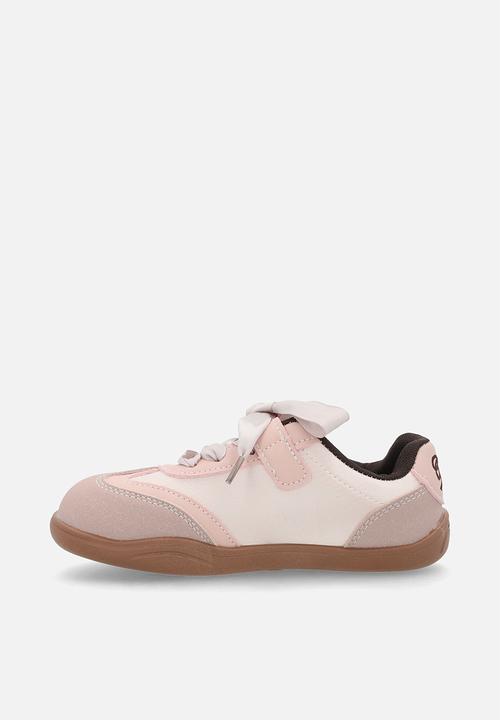 Pop Candy - Silk lace sneakers - dusty pink