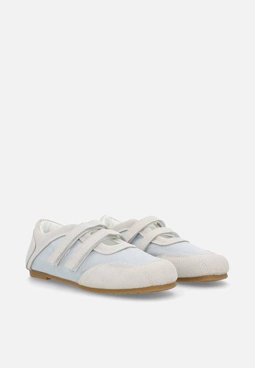 Pop Candy - Sporty ballet shoes - ivory/duck egg blue