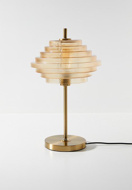 Zubrin table lamp - brown