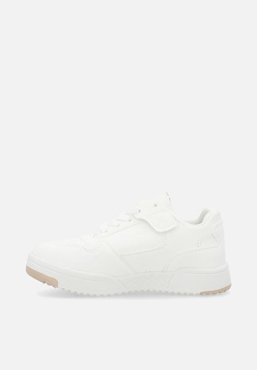 Pop Candy - Floral applique sneakers - white