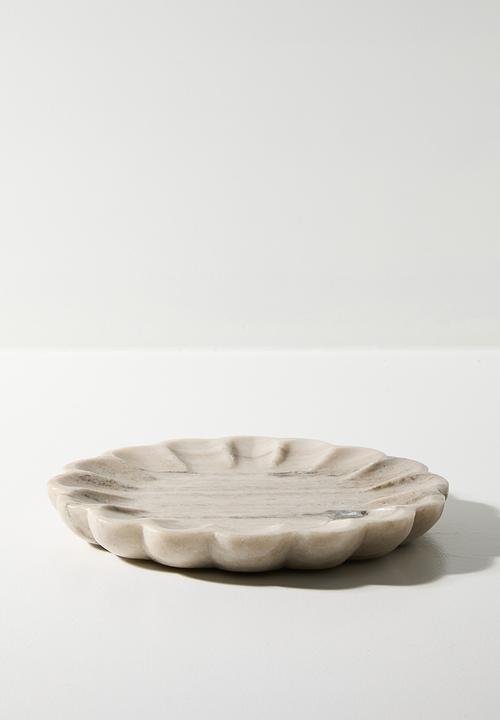Sixth Floor - Scalloped Décor Tray - Natural