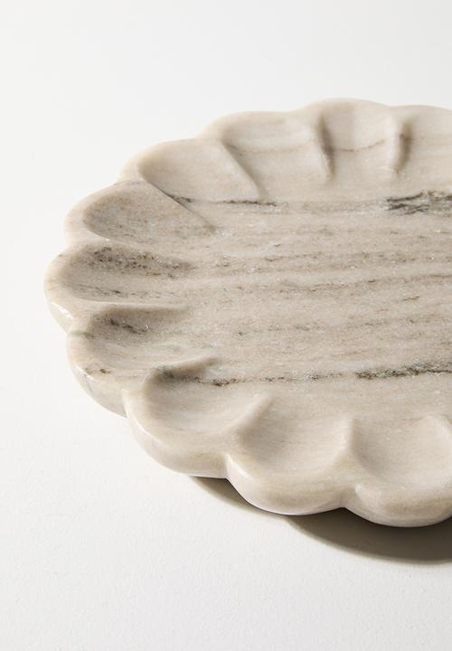 Sixth Floor - Scalloped Décor Tray - Natural