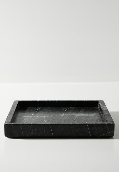 Marble Display Tray - Black 