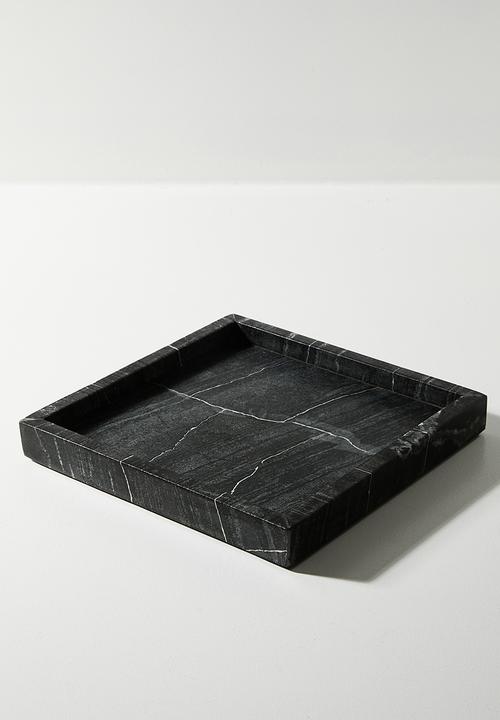 Sixth Floor - Marble Display Tray - Black 