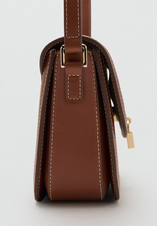 MANGO - Bilmac Crossbody Bag- Brown