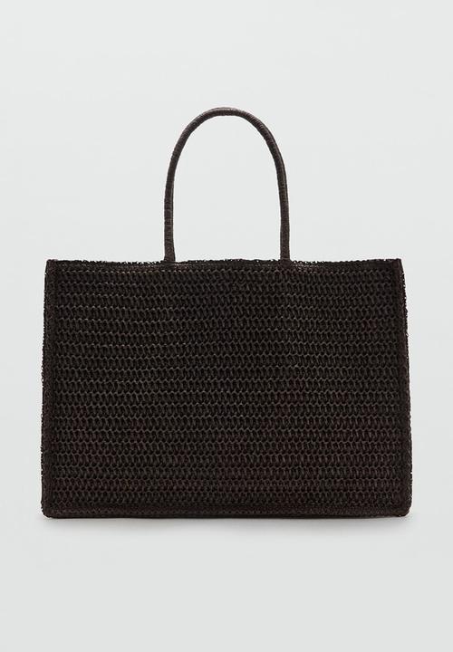 MANGO - Harper Tote Bag - Dark Brown