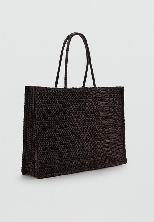 MANGO - Harper Tote Bag - Dark Brown