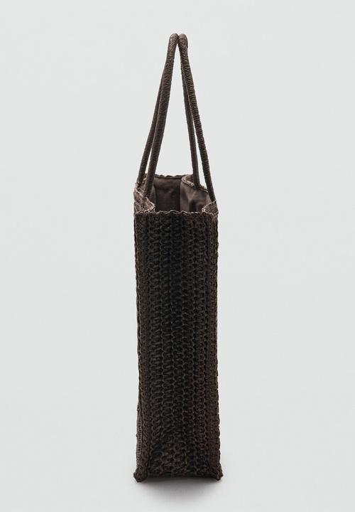 MANGO - Harper Tote Bag - Dark Brown