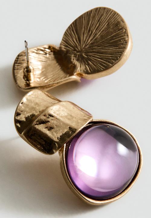 MANGO - Tyler Earrings - Light Purple