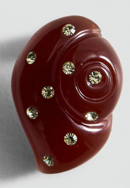 MANGO - Thea Earrings - Brown