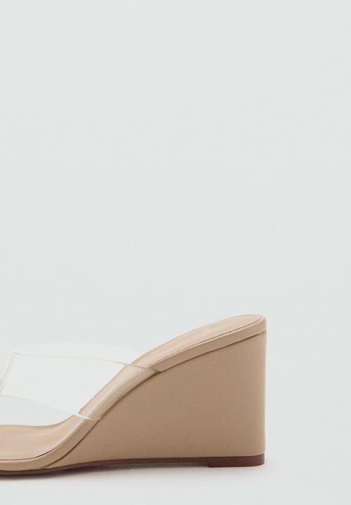 MANGO - Liria open toe mule - neutral