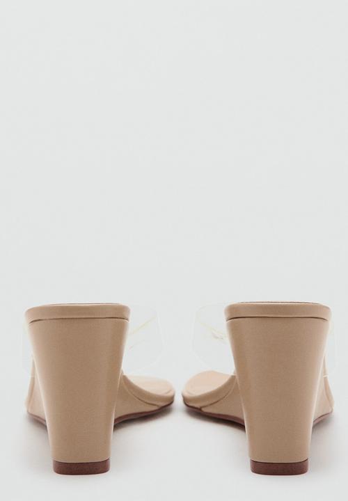 MANGO - Liria open toe mule - neutral
