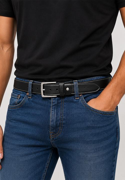 Lee Cooper - Panther Black Belt - Black
