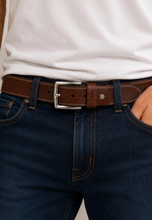 Lee Cooper - Panther Brown Belt - Brown