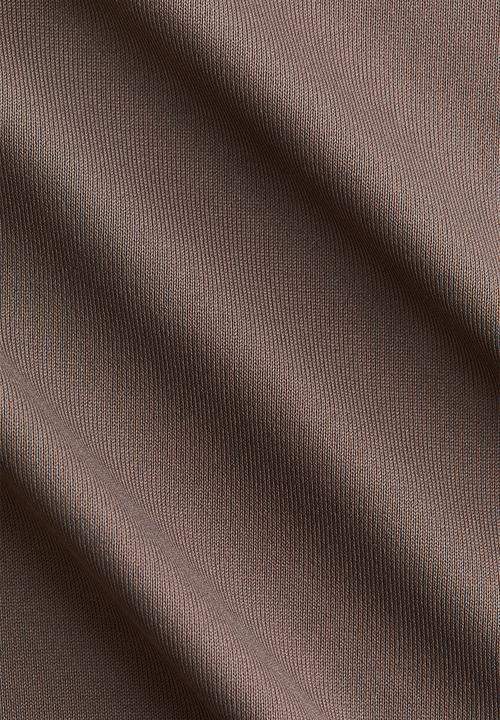 H&M - Long-sleeved microfibre top - dark greige