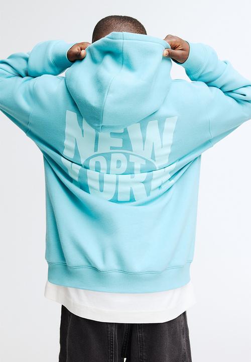 H&M - Hoodie - green/new york