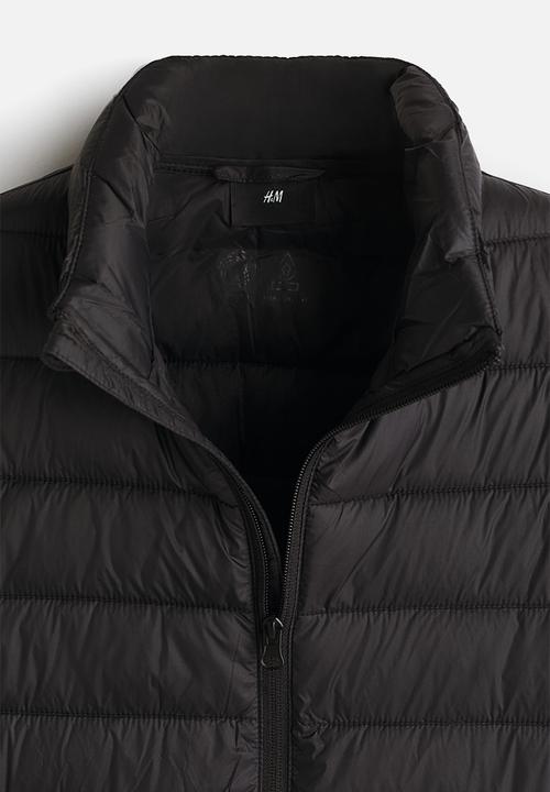 H&M - Slim fit lightweight puffer jacket - black