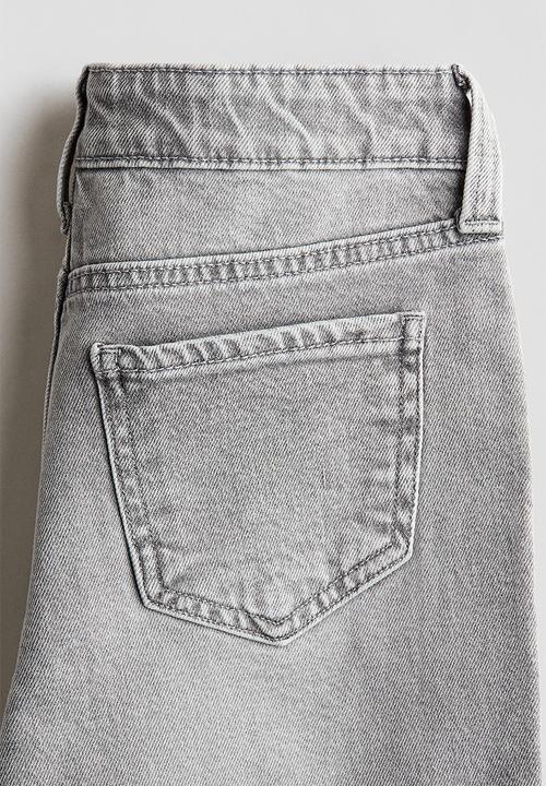H&M - Baggy fit bootcut leg jeans - light grey