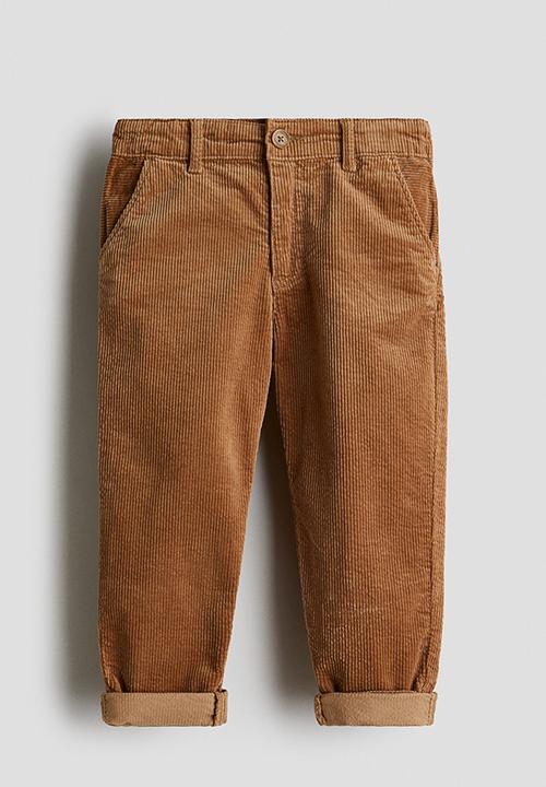 H&M - Corduroy chinos - brown