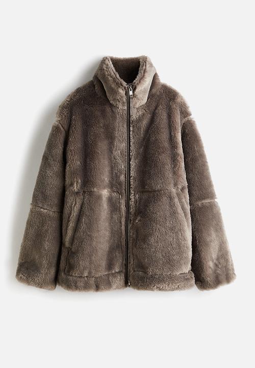 H&M - Oversized jacket - dark beige