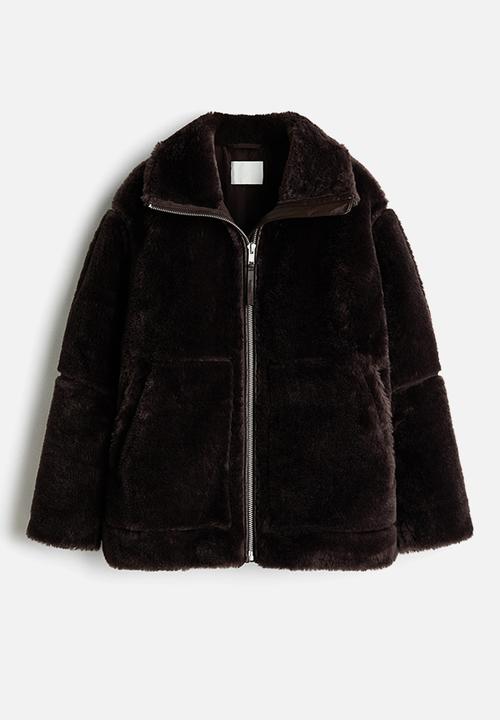 H&M - Oversized jacket - dark brown