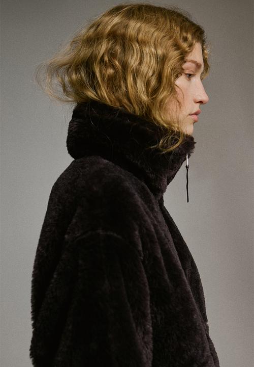 H&M - Oversized jacket - dark brown