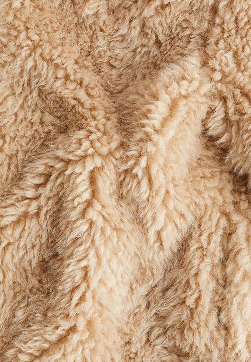 H&M - Teddy jacket - beige