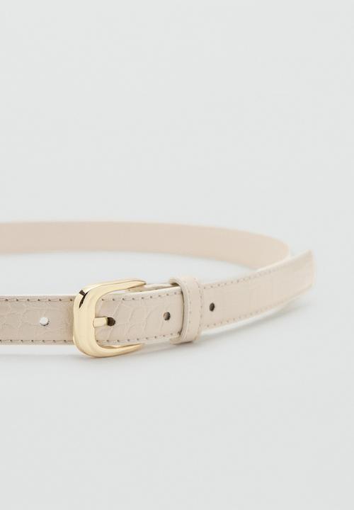 MANGO - Mirta Belt - Light Beige