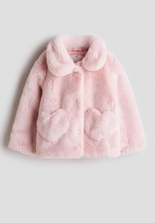 H&M - Fluffy jacket - light pink
