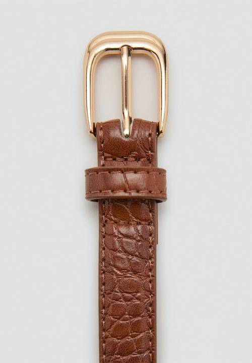 MANGO - Mirta Belt - Brown