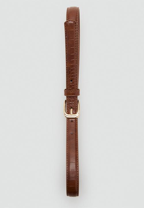 MANGO - Mirta Belt - Brown
