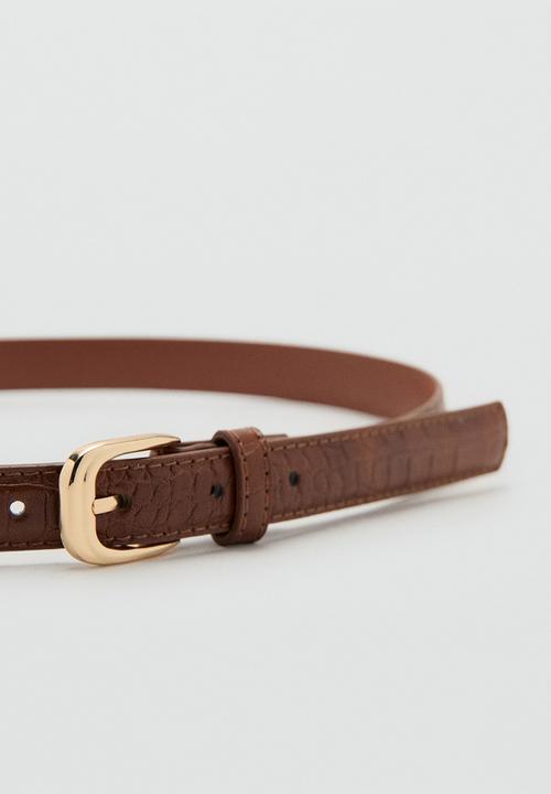 MANGO - Mirta Belt - Brown