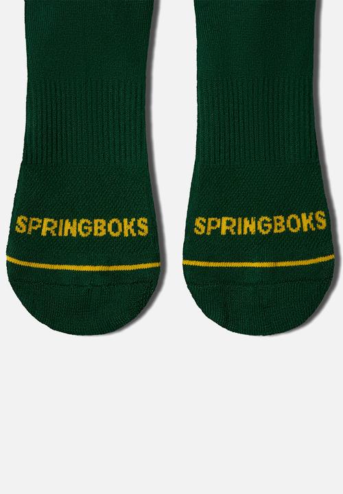 Nike - Springbok Everyday Cushioned Socks  3PK - Green/Gold/White
