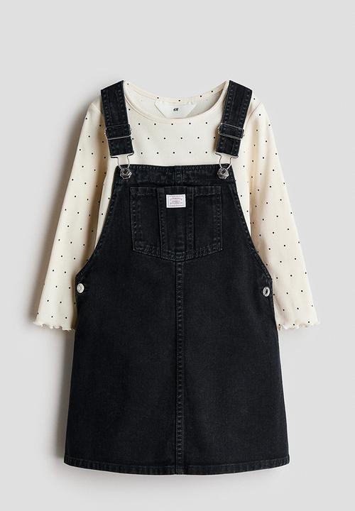 2-Piece dress and top set - light beige/denim black