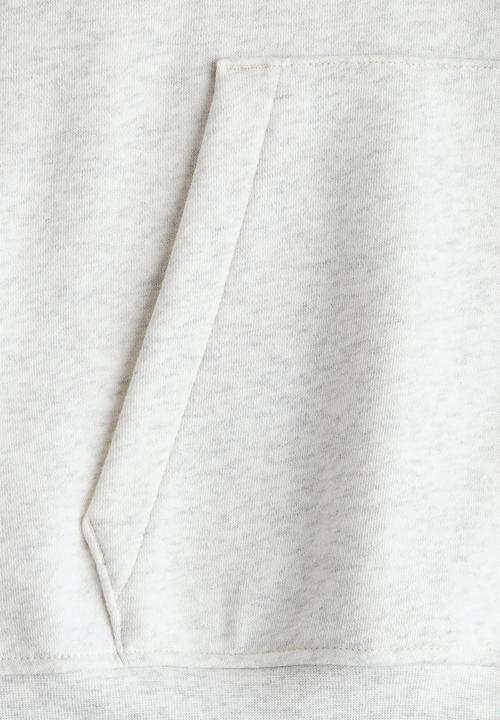 H&M - Printed hoodie - light grey marl/garfield