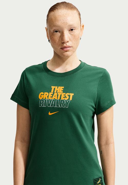 Nike - Springbok Wnk Tour Tee Ab - Gorge Green/University Gold