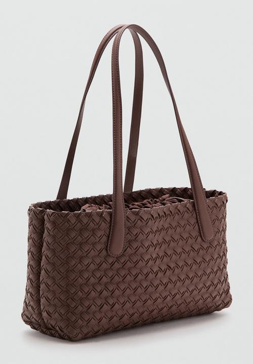 MANGO - Thiago Tote Bag - Brown