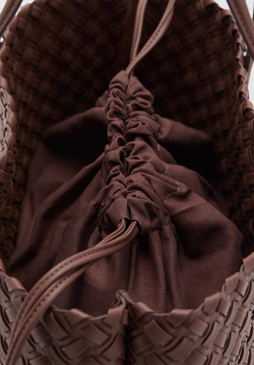 MANGO - Thiago Tote Bag - Brown