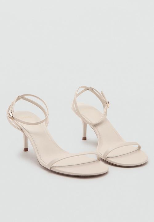 MANGO - Pia open toe ankle strap - light beige