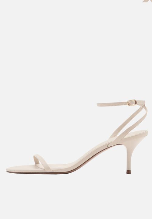 MANGO - Pia open toe ankle strap - light beige